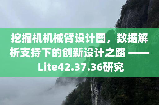 挖掘机机械臂设计图，数据解析支持下的创新设计之路 —— Lite42.37.36研究