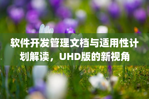 软件开发管理文档与适用性计划解读，UHD版的新视角