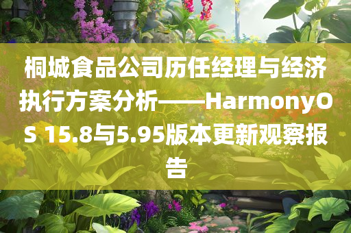 桐城食品公司历任经理与经济执行方案分析——HarmonyOS 15.8与5.95版本更新观察报告