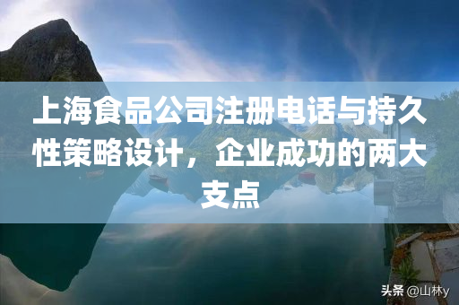 上海食品公司注册电话与持久性策略设计，企业成功的两大支点