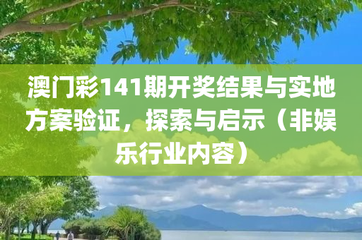 澳门彩141期开奖结果与实地方案验证，探索与启示（非娱乐行业内容）