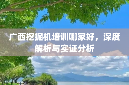 广西挖掘机培训哪家好，深度解析与实证分析