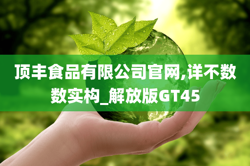 顶丰食品有限公司官网,详不数数实构_解放版GT45