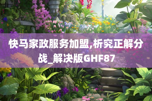 快马家政服务加盟,析究正解分战_解决版GHF87