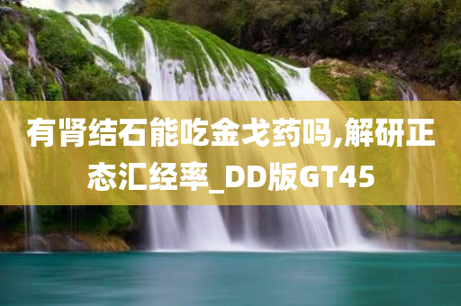 有肾结石能吃金戈药吗,解研正态汇经率_DD版GT45