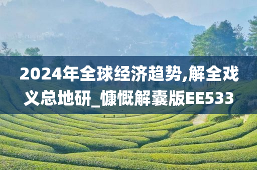 2024年全球经济趋势,解全戏义总地研_慷慨解囊版EE533