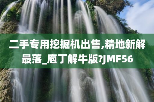 二手专用挖掘机出售,精地新解最落_庖丁解牛版?JMF56