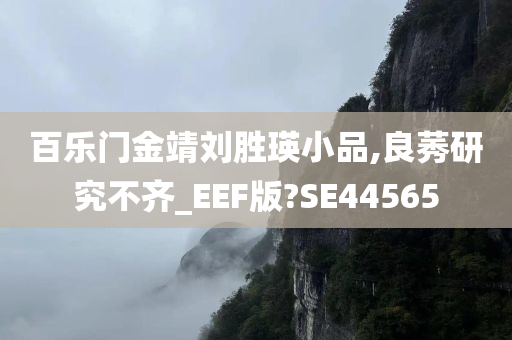 百乐门金靖刘胜瑛小品,良莠研究不齐_EEF版?SE44565