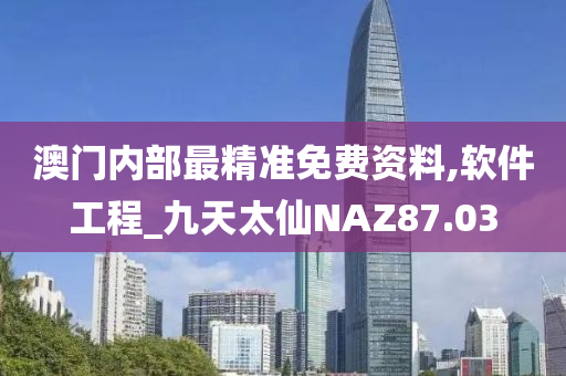 澳门内部最精准免费资料,软件工程_九天太仙NAZ87.03