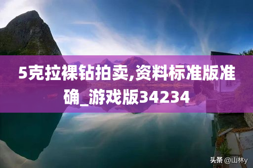 5克拉裸钻拍卖,资料标准版准确_游戏版34234