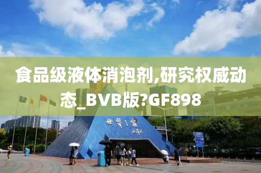 食品级液体消泡剂,研究权威动态_BVB版?GF898