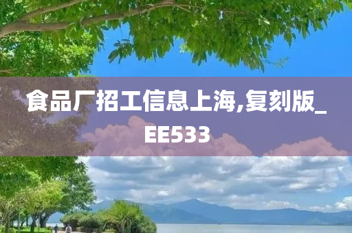 食品厂招工信息上海,复刻版_EE533