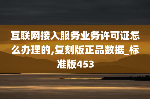 互联网接入服务业务许可证怎么办理的,复刻版正品数据_标准版453