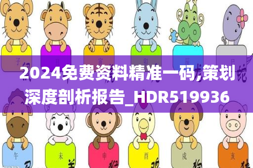 2024免费资料精准一码,策划深度剖析报告_HDR519936