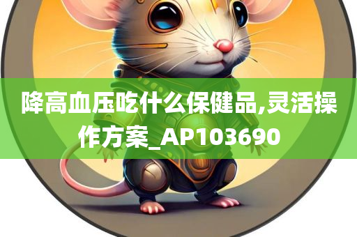 降高血压吃什么保健品,灵活操作方案_AP103690