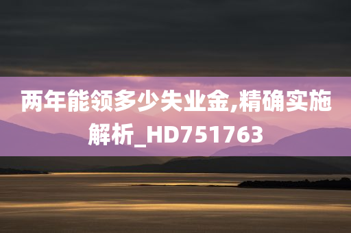 两年能领多少失业金,精确实施解析_HD751763