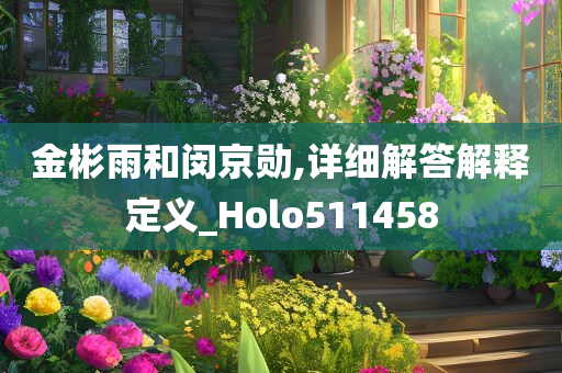 金彬雨和闵京勋,详细解答解释定义_Holo511458