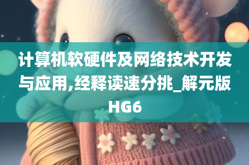 计算机软硬件及网络技术开发与应用,经释读速分挑_解元版HG6