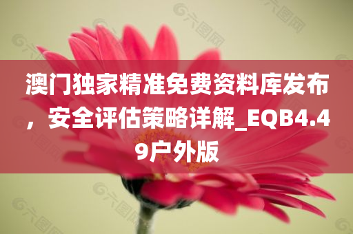 澳门独家精准免费资料库发布，安全评估策略详解_EQB4.49户外版