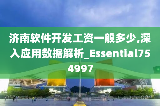 济南软件开发工资一般多少,深入应用数据解析_Essential754997