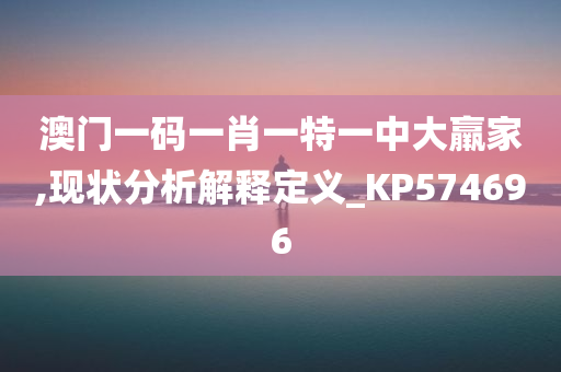 澳门一码一肖一特一中大羸家,现状分析解释定义_KP574696