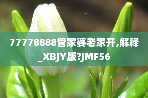 77778888管家婆老家开,解释_XBJY版?JMF56