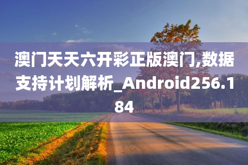 澳门天天六开彩正版澳门,数据支持计划解析_Android256.184