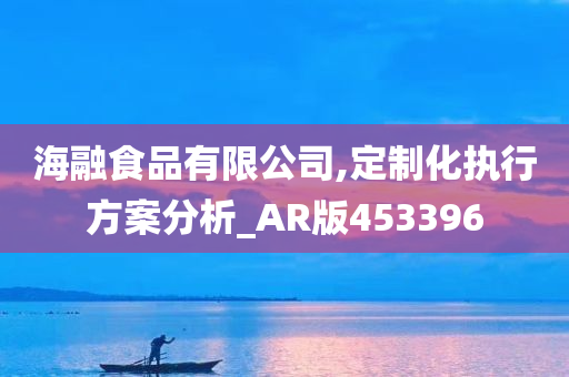 海融食品有限公司,定制化执行方案分析_AR版453396