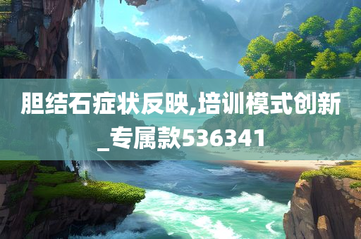 胆结石症状反映,培训模式创新_专属款536341