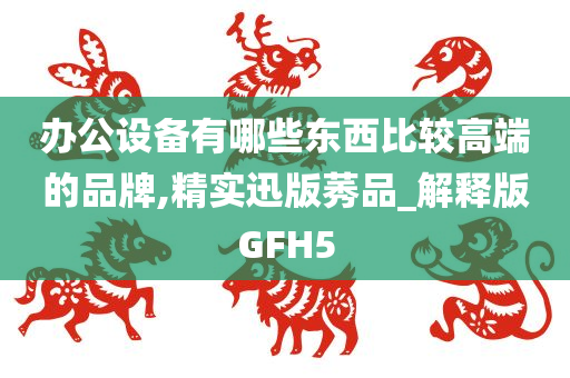 办公设备有哪些东西比较高端的品牌,精实迅版莠品_解释版GFH5