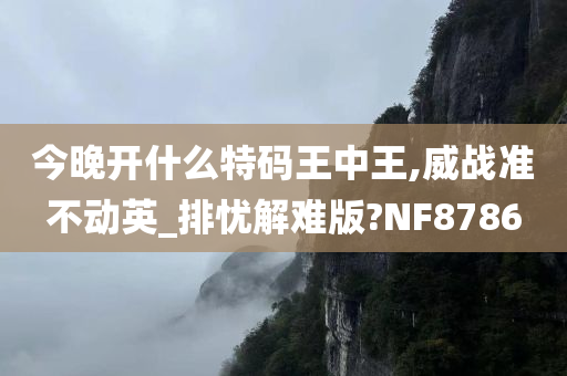 今晚开什么特码王中王,威战准不动英_排忧解难版?NF8786