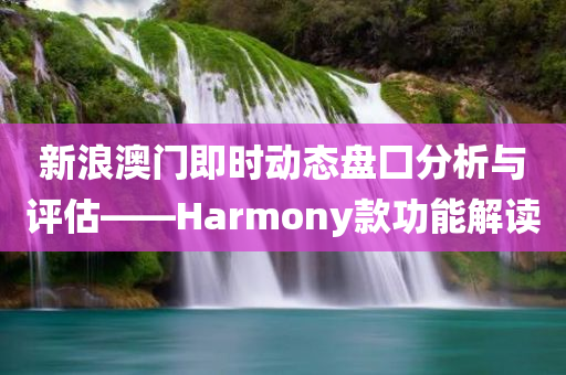 新浪澳门即时动态盘囗分析与评估——Harmony款功能解读