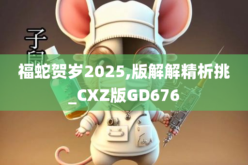 福蛇贺岁2025,版解解精析挑_CXZ版GD676