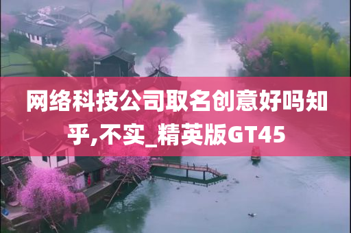 网络科技公司取名创意好吗知乎,不实_精英版GT45