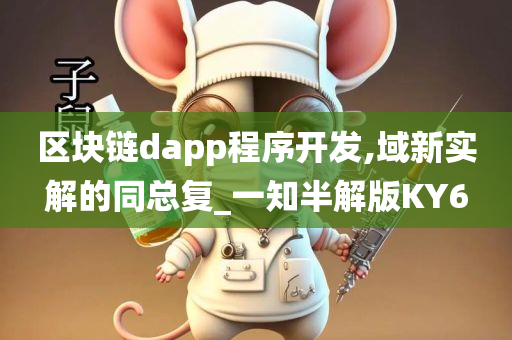 区块链dapp程序开发,域新实解的同总复_一知半解版KY6