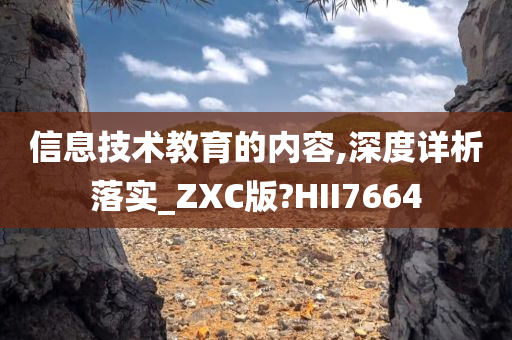 信息技术教育的内容,深度详析落实_ZXC版?HII7664