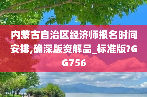 内蒙古自治区经济师报名时间安排,确深版资解品_标准版?GG756