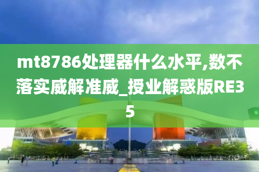 mt8786处理器什么水平,数不落实威解准威_授业解惑版RE35