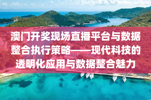 澳门开奖现场直播平台与数据整合执行策略——现代科技的透明化应用与数据整合魅力