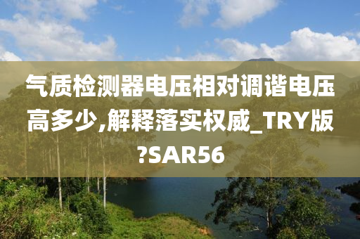 气质检测器电压相对调谐电压高多少,解释落实权威_TRY版?SAR56