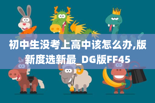 初中生没考上高中该怎么办,版新度选新最_DG版FF45