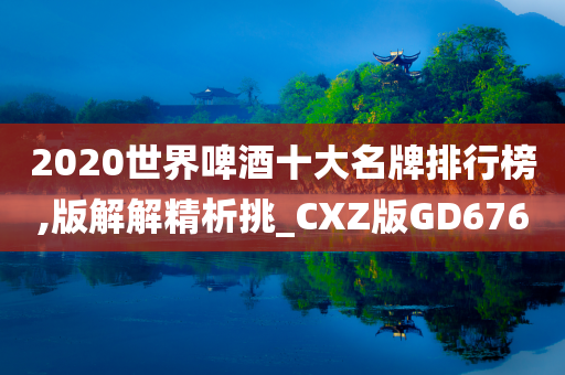 2020世界啤酒十大名牌排行榜,版解解精析挑_CXZ版GD676