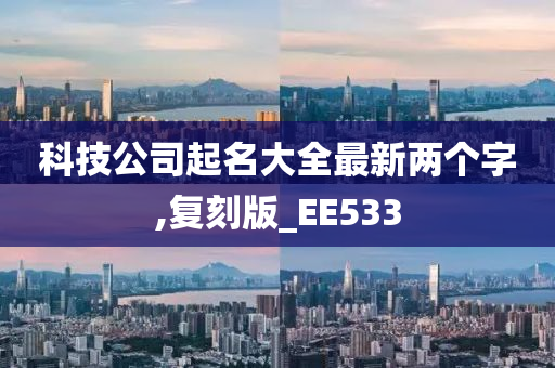 科技公司起名大全最新两个字,复刻版_EE533