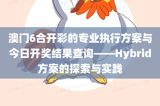 澳门6合开彩的专业执行方案与今日开奖结果查询——Hybrid方案的探索与实践