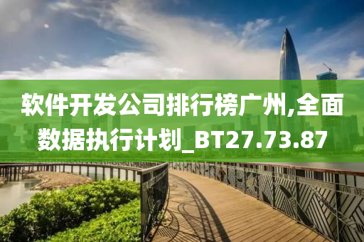 软件开发公司排行榜广州,全面数据执行计划_BT27.73.87