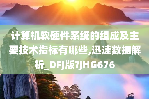 计算机软硬件系统的组成及主要技术指标有哪些,迅速数据解析_DFJ版?JHG676