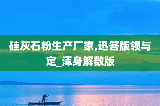 硅灰石粉生产厂家,迅答版领与定_浑身解数版