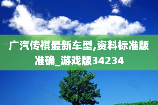 广汽传祺最新车型,资料标准版准确_游戏版34234