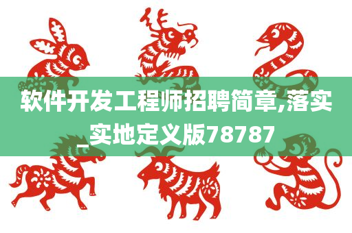 软件开发工程师招聘简章,落实_实地定义版78787