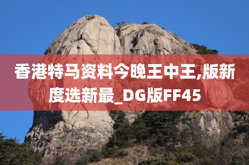 香港特马资料今晚王中王,版新度选新最_DG版FF45